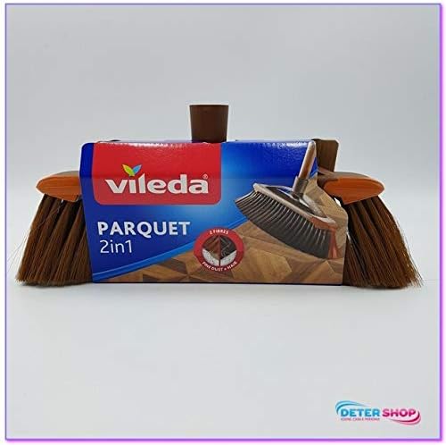 Vileda 2 in 1 Broom Parquet brown - Image 3