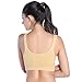 ROPALIA Womens Fitness Yoga Sports Bra Wirefree Seamless Padded Push Up Racerback Top Skin S