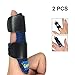 GenetGo Trigger Finger Splint, Mallet Finger Brace for Index, Middle, Ring Finger - Tendon Release & Pain Relief