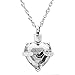 IMEIM Glass Cremation Jewelry Always in My Heart Birthstone Pendant Urn Necklace Ashes Holder Keepsake