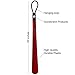 Shoehorn - 20 Inches Long Shoe Horn Including the Loop - Convenient Loop For Hanging - Durable Plastic - Shaped To Fit Your Heel - No More Ruining The Heel Of Your Shoes!
