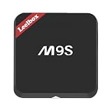 Leelbox M9S Android TV Box Smart TV Box de 2 GB RAM y 16 GB ROM Amlogic S812 Quad Core AP6330 Wifi Modulo Compatibilidad con 802.11n Todos los Pre Cargado 2k 4k Actualizan desde M8S Plus