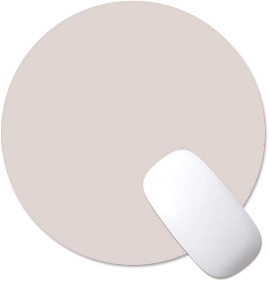 ProElife Premium Round Mouse pad Slim PU Leather Mousepad Mice Mat Dual-used for Home/Office/Business Magic Mouse and Wired Wireless Bluetooth Mouse