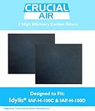 1 Idylis C & 1 D Carbon Filter, Compared to Part # IAF-H-100C, IAF-H-100D & 302656, Designed & Engineered by Crucial Air