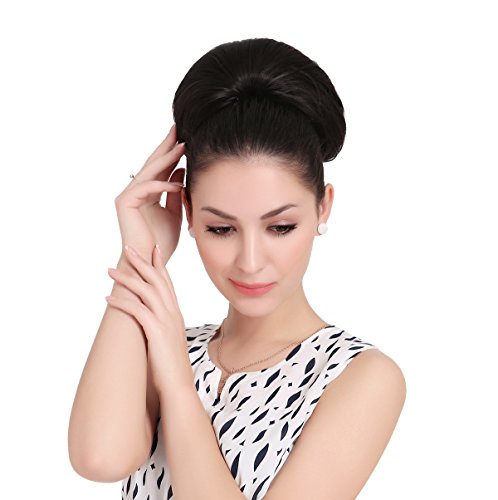 Sarla Synthetic Clip In Hair Bun Up Do Chignons Cover Hairpieces