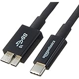 AmazonBasics USB Type-C to Micro-B 3.1 Gen2 Cable - 3 Feet  (0.9 Meters) - Black
