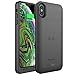 Alpatronix iPhone Xs Max Battery Case, Ultra Slim Portable Protective Extended Charger Cover with Qi Wireless Charging Compatible with iPhone Xs Max (6.5 inch) BXXt Max - (Black) primary