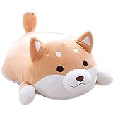 MISS TUTU Shiba Inu Dog Super Soft Plush Throw Pillow Lifelike Animal Pillows Plush Toy