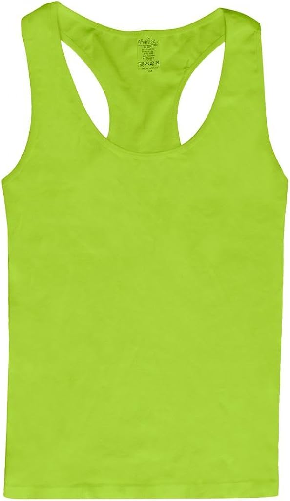 Contemporary Edge Womens Tank Top Neon Yellow at Amazon Women’s