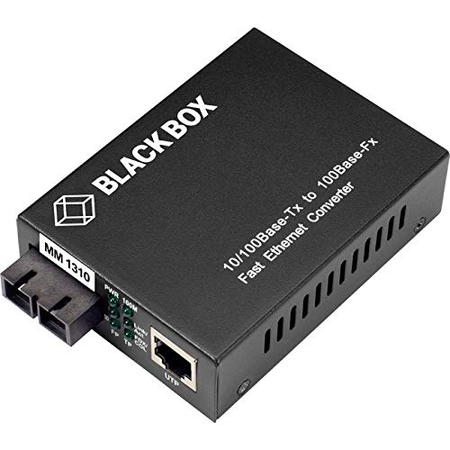 Black Box Network Services Easily Convert Base-TX to Base-FX-TP.