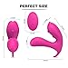 Wearable G-spot clit Vibrator - Remote Control Vagina Anal Dildo Stimulator with 9 Power Vibrations,Magnetic Rechargeable & Waterproof Massager Masturbation Sex Toys for Woman Couples