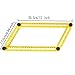 MOYAGE Angleizer Template Tool Multi Angle Measuring Ruler Professional Layouts For All Surfaces