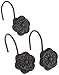 Carnation Home Fashions Auburn Ceramic Resin Shower Curtain Hook, Oil Rubbed Bronze