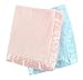 berry bebe Large Baby Blanket, Pink, Soft Plush Mink with Satin Trim Perfect Baby Gift for Baby Girl