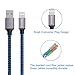 ANTAOLE Phone Charger Fast Charging Cord 3Pack 6FT High Speed Data Sync Transfer USB Cable Compatible with Phone XS MAX/XR/X/8/7/Plus/6S/6/SE/5S/5C/Mini/Air/Pro and More(Blue)