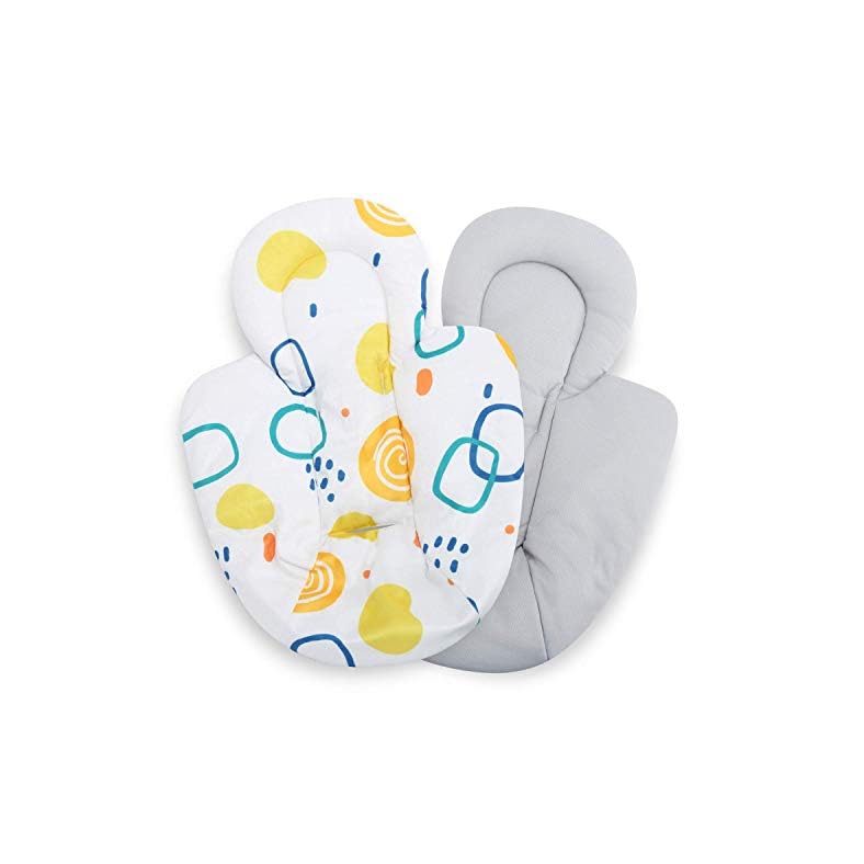 Infant Insert Compatible with 4Moms MamaRoo and RockaRoo Swing, Plush Soft Fabric Reverses to Breathable Cool Mesh…