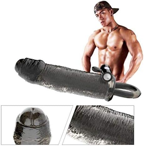 Vibrating Extension Extender Sleeve Girth Enhancer for Men Couples