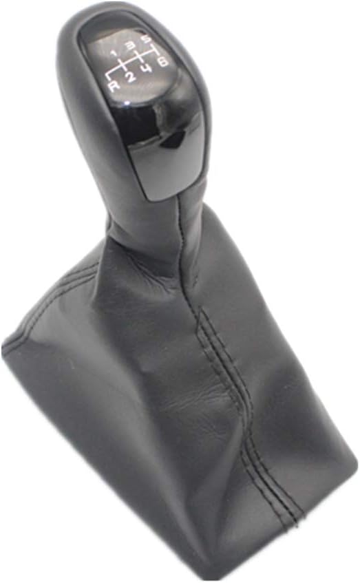 ZHOUMOLIN for Mercedes-Benz E-Class W211 2002 2003 2004 2005 2006 Car 6 Speed Gear Stick Level Shift Knob with Leather Boot