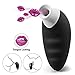 Clitoral Nipples Sucker Vibrator with 7 Vibration Modes,Luvkis Powerful Hand-held Massager Clitoris Sucking Stimulator Oral Sex Toy for Women, Waterproof and Rechargeable