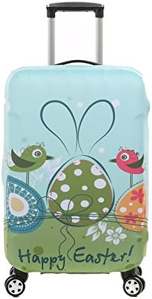 Colorpole Digital Luggage Cover Protective Suitcase Fabric Fits 18 22 30 inch (M, Easter)