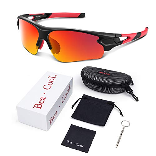 Polarized Sports Sunglasses for Men Women Youth Baseball Fishing