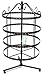 4 Tiers Black Rotating 92 Pairs Earring Holder ~Necklace Organizer Stand ~ Jewelry Stand Display Rack Towers