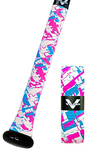 Vulcan 0.50mm Bat Grip/Cotton Candy (Best Softball Bat Grip Tape)