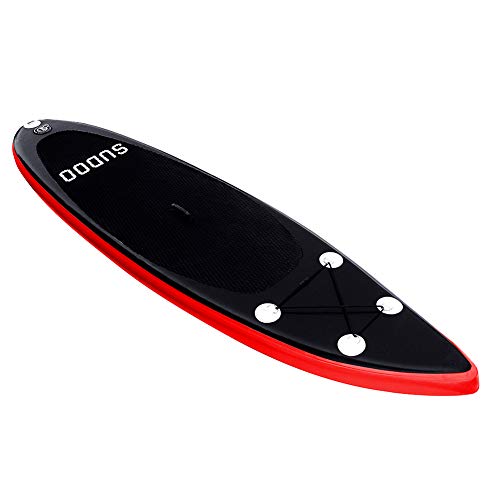 Inflatable SUP Stand Up Paddle Board Paddle(6 in Thick) Universal Accessories Wide Stance w/Bottom Fin Paddling Surf Control | Non-Slip Deck | Adjustable Paddle | Hand Pump (Limited Edition) - Thumbnail 2