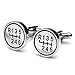 PenSee Stainless Steel Car Shift Gear Cufflinks for Men with Gift Box