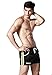 SILKWORLD Men's Running Shorts Pockets Quick-Dry Mesh Swim Trunks, Black, XX-Large