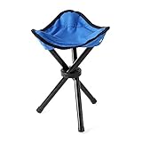 yyan Folding Seat Tripod Portable Small Mini Stool Chair Travel Outdoor Camping