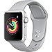 Apple Watch Series 3 Aluminum case 38mm GPS ONLY (Silver Aluminum Case with Fog Sport Band) (Renewed)