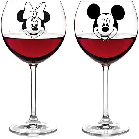 Amazon Com 14pcs Set Minnie Mickey Mouse Wine Glass Jar Box