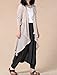 Mordenmiss Women's Casual Drop Crotch Harem Pants Gray, One size