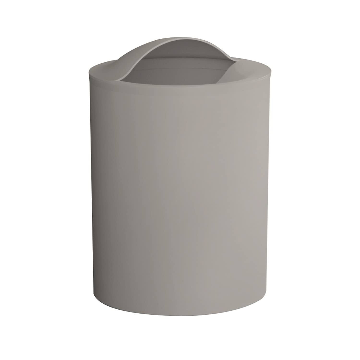 Gedy G-Eye Waste Paper Bin, Light Taupe, Dimensions and Weight Bathroom Basket: 26.5 x 19 x 19 cm & 0.25 kg, Made of Thermoplastic Resins, Bathroom Design R&E, 100% Made in Italy