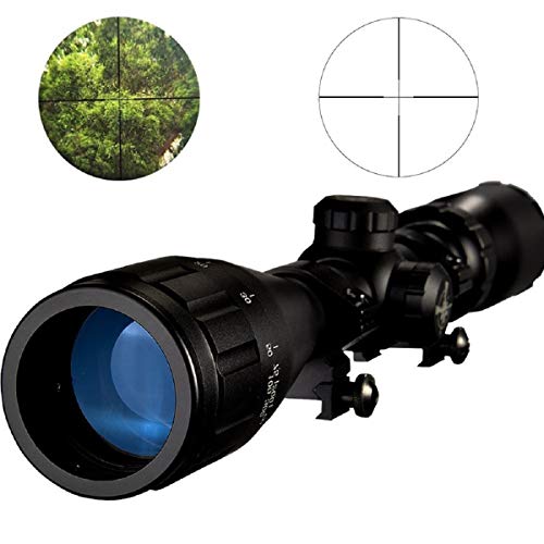 SONICKING Tactical 3-9x40 AO Riflescope Duplex Reticle Hunting Gun Scope with 20mm Mounts - Thumbnail 3