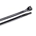 Gardner Bender 46-310UVB DoubleLock Cable Tie, 11 inch, 75 lb, Electrical Wire and Cord Management, Nylon Zip Tie, 100 Pk, UV Resistant Black