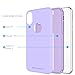 BENTOBEN Phone Case Compatible with iPhone Xs Case Protective Slim Shockproof Hard PC Flexible TPU Rugged Phone Cases for Girls Women, Purple/Lavender