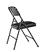 Premium Padded Portable Folding Chairs by National Public Seating – 1200 Series Upholstered, Heavy-Duty Foldable Chairs for Indoor & Outdoor Use – Set of 4, Comfortable & Durable, Beige