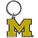 NCAA Siskiyou Sports Fan Shop Michigan Wolverines Chrome & Enameled Key Chain One Size Team Colors