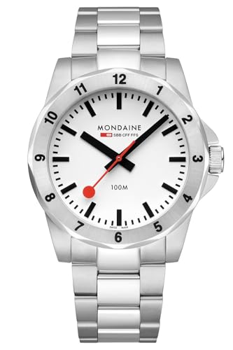Hommes Analogique Quartz Suisse Montre avec Bracelet en Acier Inoxydable MSN.4211B.SK