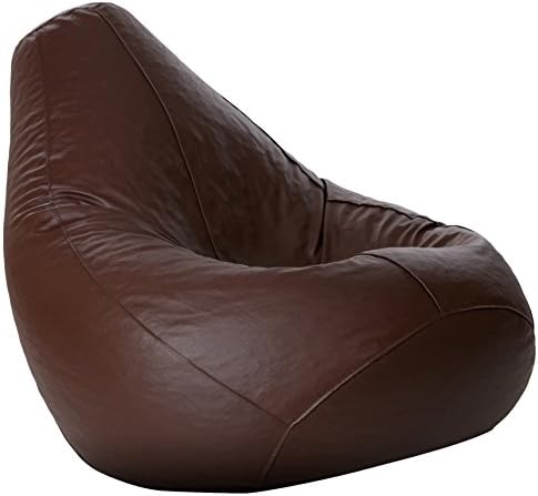 ComfyBean Bags Jumbo Bean Bag Without Fillers Cover (Brown)