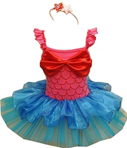 In Fashion Kids Little Girls' Mermaid Tutu Costume with Headband