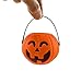Adorox Small Mini Plastic Jack O Lantern Pumpkin Halloween Party Favor Candy Bucket Table Decoration Props (6)