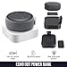 Rechargeable Battery Base for Echo Dot (3rd Gen) - 7000mAh Portable Charger by Wasserstein (Black)