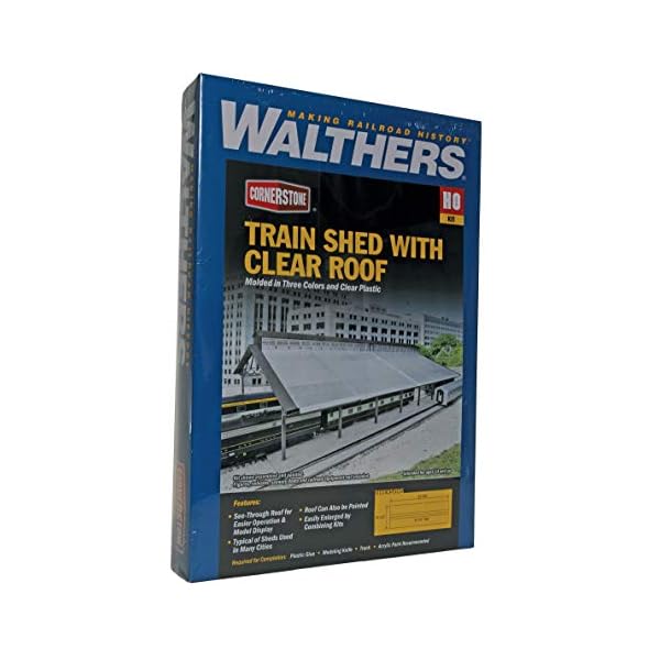 Walthers Spur H0 -- Bausatz Bahnsteig mit Glasdach – Bild 7