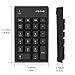 Number Pad, N016 Jelly Comb 22 Keys Wireless USB Multi-Function Numeric Keypad Keyboard with 2.4G Mini USB Receiver for Laptop Desktop PC Notebook - Black