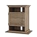 Ollie & Hutch Flipper 10/20 Gallon Aquarium Stand, Rustic Oak