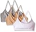 Calvin Klein Girls' 3 Pack Crop Bra
