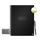 Rocketbook Smart Erasable, Reusable Wirebound Notebook with Penstation (Letter Size (8.5" X 11"))